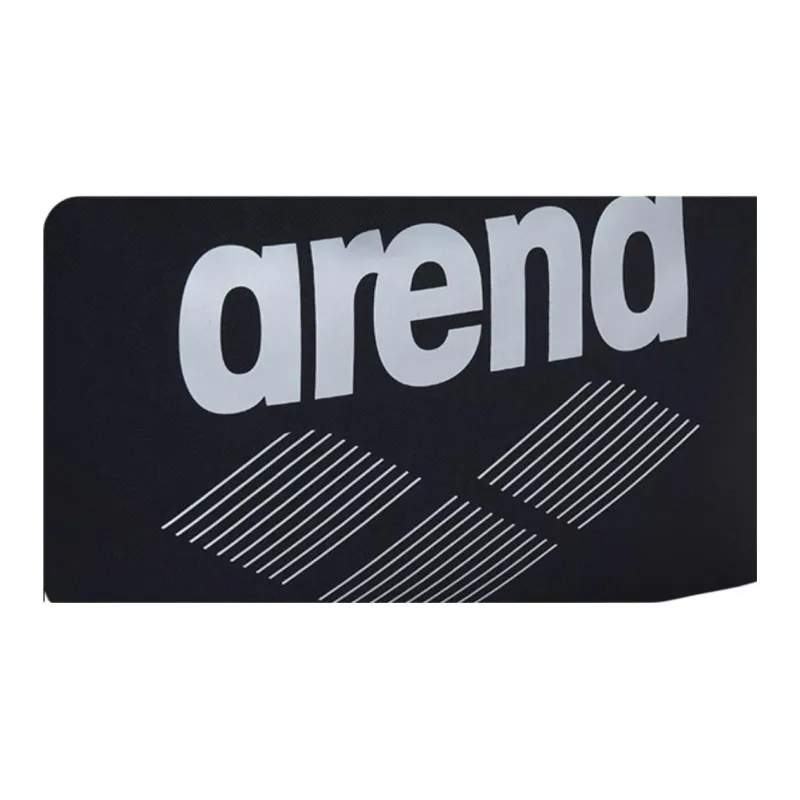 Arena Polyester Crossbody Bag, Shoulder Bag Unisex Black & Silver-5
