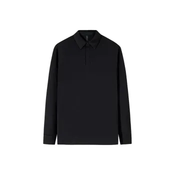 Anta Champion All Weather Series Polo Shirt Men's Basic Black