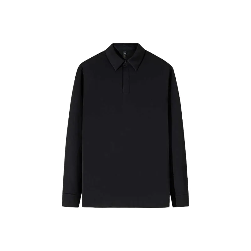 Anta Champion All Weather Series Polo Shirt Men's Basic Black-0