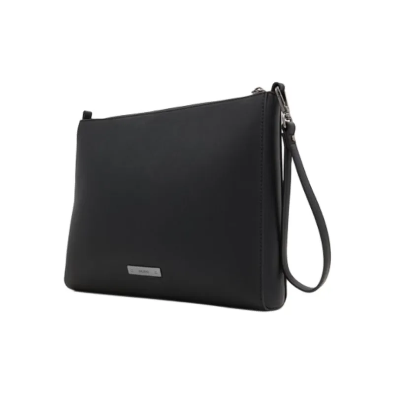 ALDO Artificial Leather Clutch Medium Size Men's Black-1