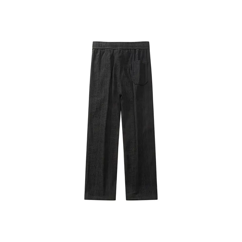 FAKE VINTAGE Casual Pants Unisex Army Green-1