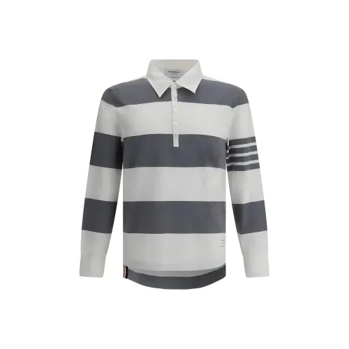 THOM BROWNE Classic 4 Bar Rugby Polo