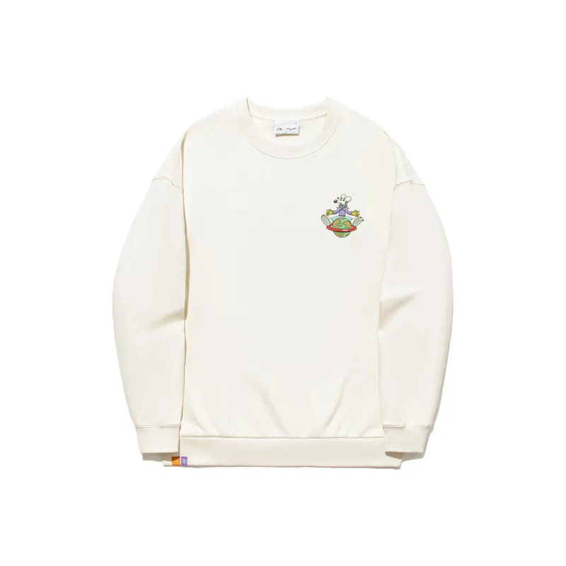 LiNing Li Ning X Steven Harrington Sweatshirts Men Ecru-0