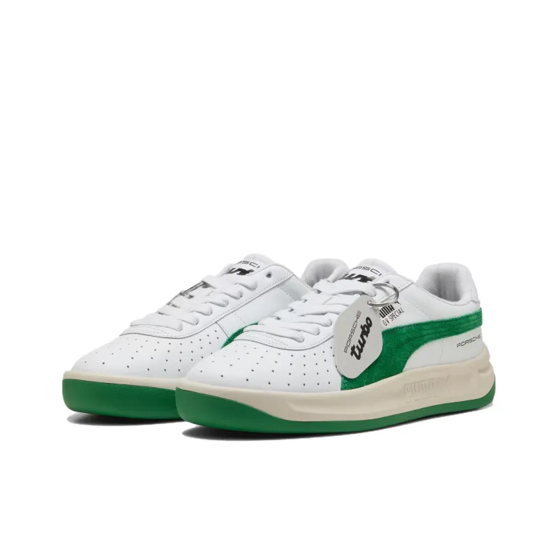Porsche Legacy x PUMA GV Special Anti Slip Wear Resistant Low Top Casual Shoes Unisex White Green-2