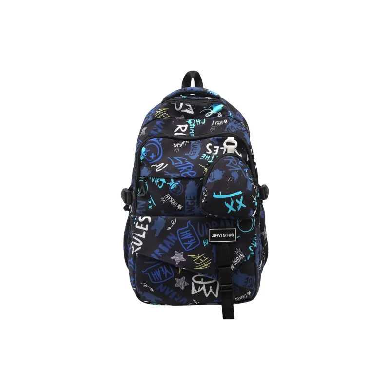 URBAN FOREST Nylon Backpack Unisex Multicolor-6