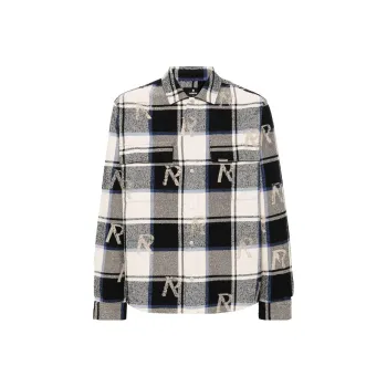 REPRESENT Checked Flannel Shirt