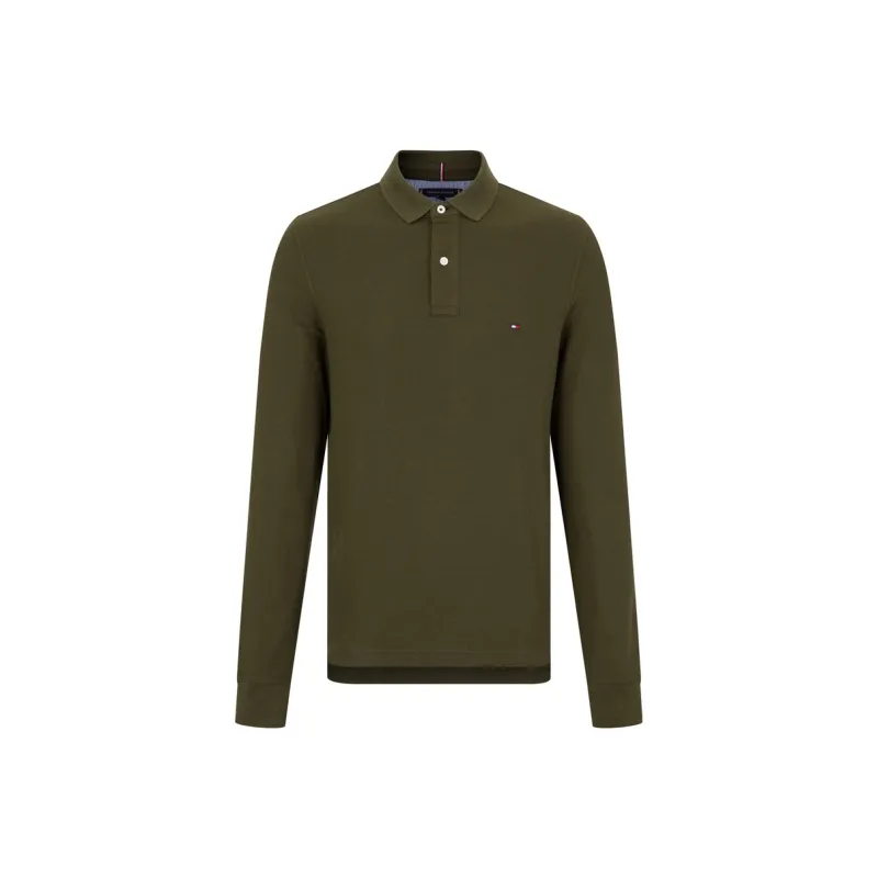 Tommy Hilfiger Polo Shirt Men's Army Green-0