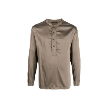 TOM FORD Long Sleeved Half Buttoned Pyjama Shirt