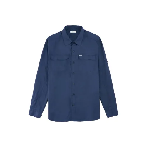Columbia Shirts Men Blue