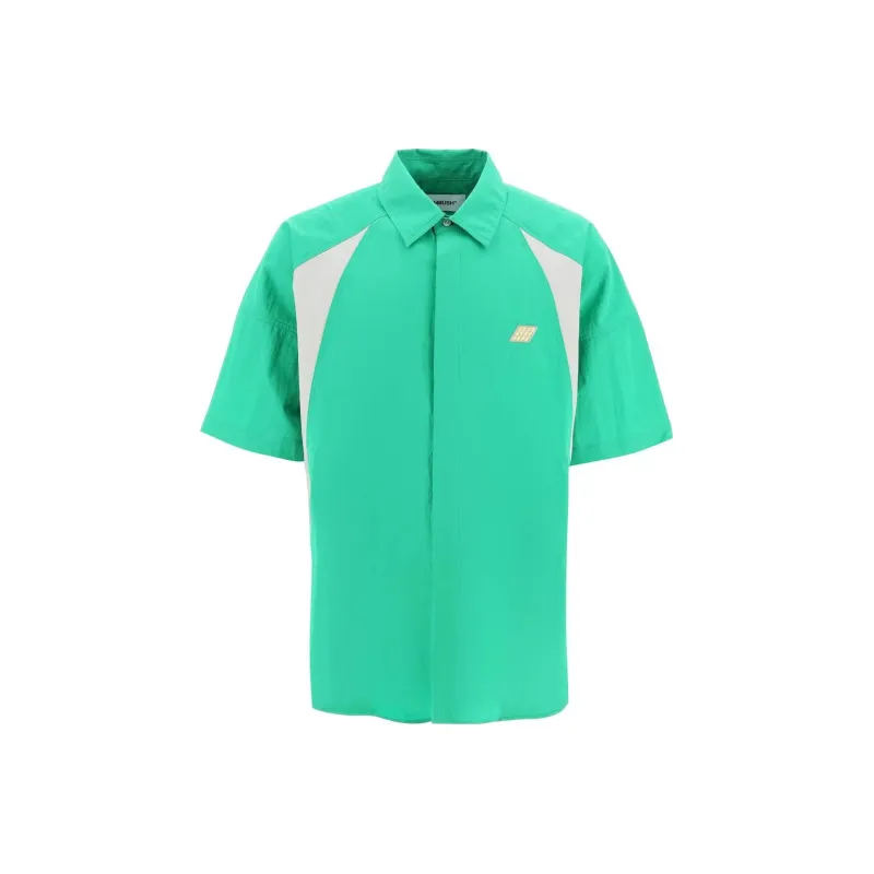 AMBUSH Logo Patch Bowling Shirt-0