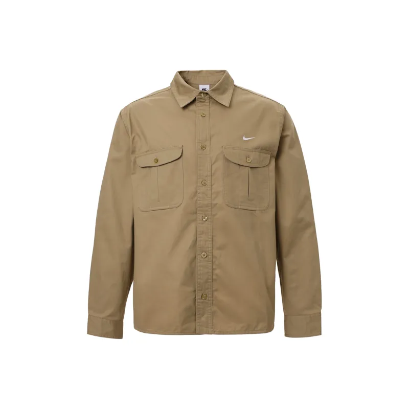 Nike Polo Shirts Men Khaki-0