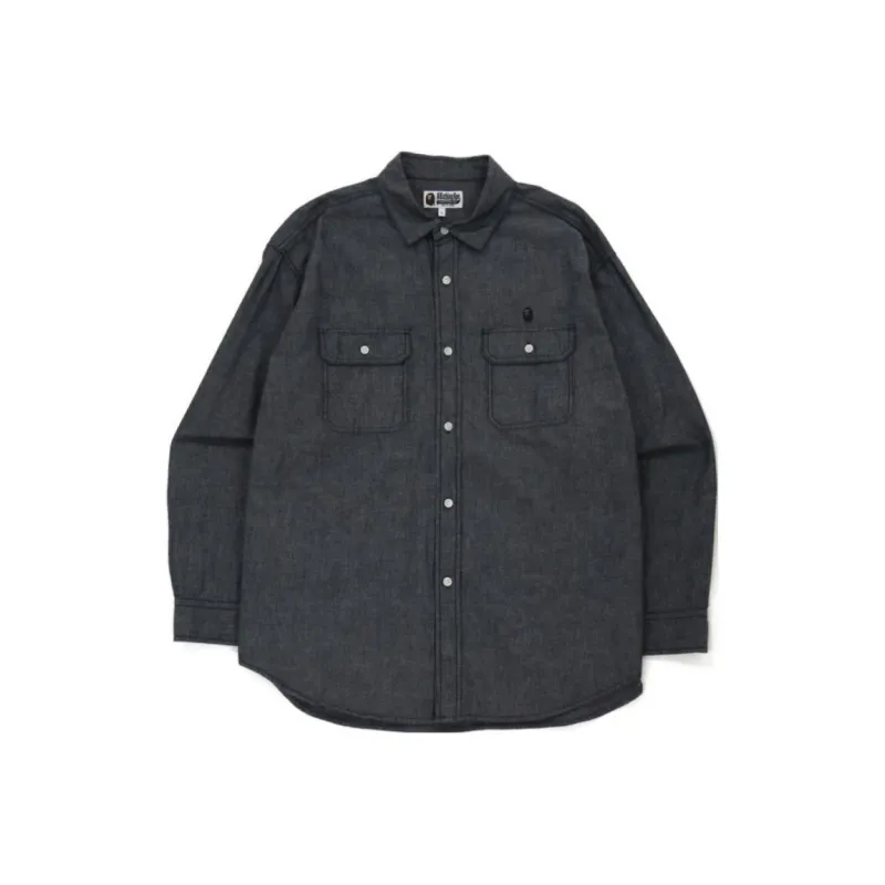 Bape Chambray Loose Fit Shirt-0