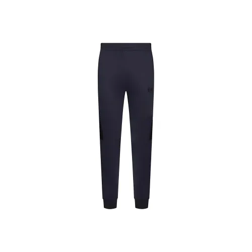 EMPORIO ARMANI EA7 SS23 Knitted Sports Pants Men's Dark Blue