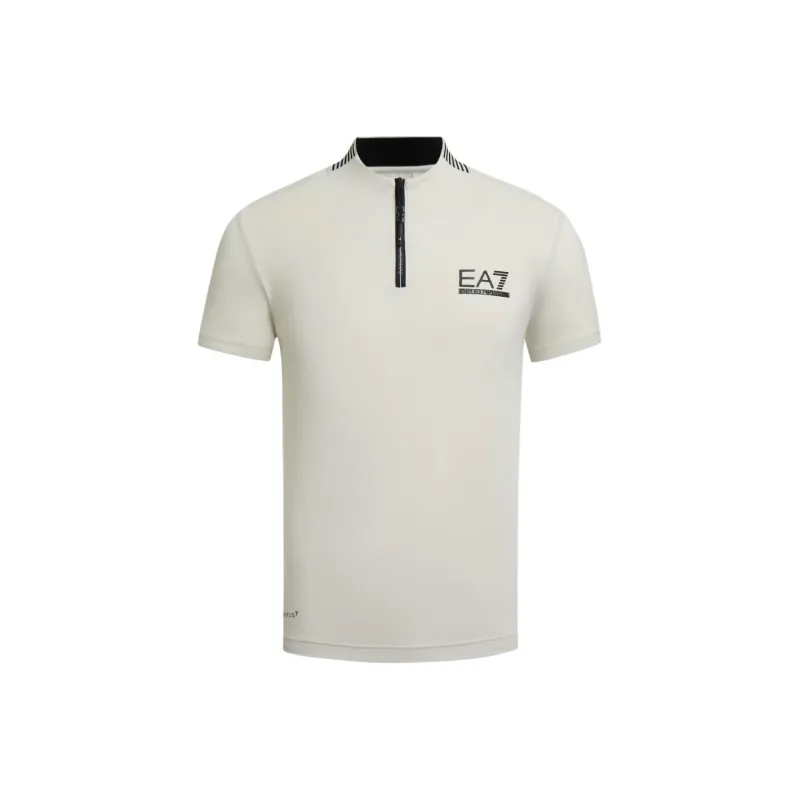 EMPORIO ARMANI EA7 SS24 Sweatshirt Men's Apricot-0