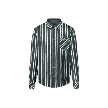 LOUIS VUITTON Long Sleeved Silk Shirt