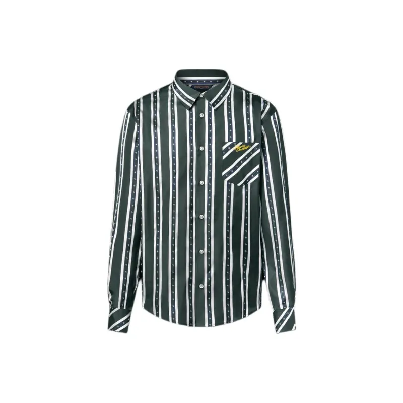 LOUIS VUITTON Long Sleeved Silk Shirt-0