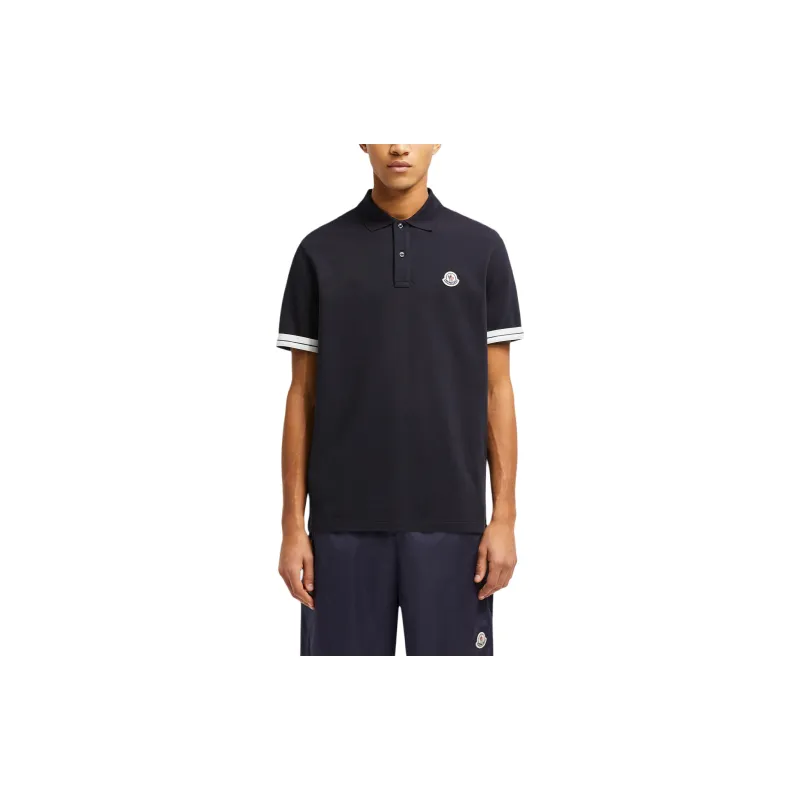 Moncler Polo Shirt Men's Dark Blue-1