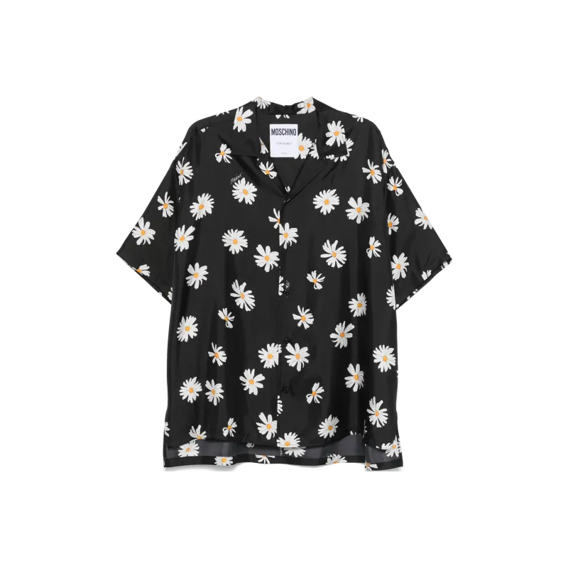 MOSCHINO Short-Sleeved Floral Printed T-Shirt-0