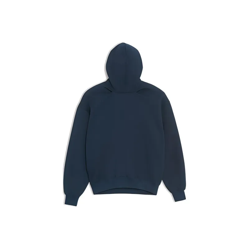 Balenciaga White Logo Hoodie-1