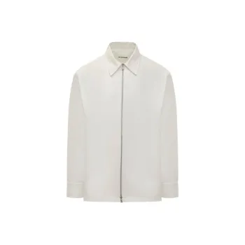 JIL SANDER Long Sleeved Zip Up Shirt