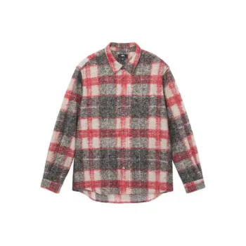 Stussy Plaid Knit Shirt