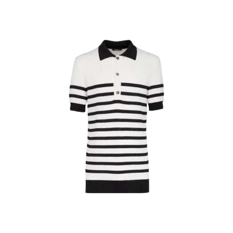 BALMAIN Polo Shirts Men White-0