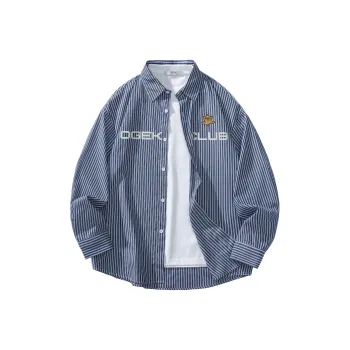 OGEK Shirt Unisex Blue White Stripes