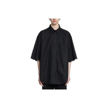 Balenciaga Distressed Cotton Shirt