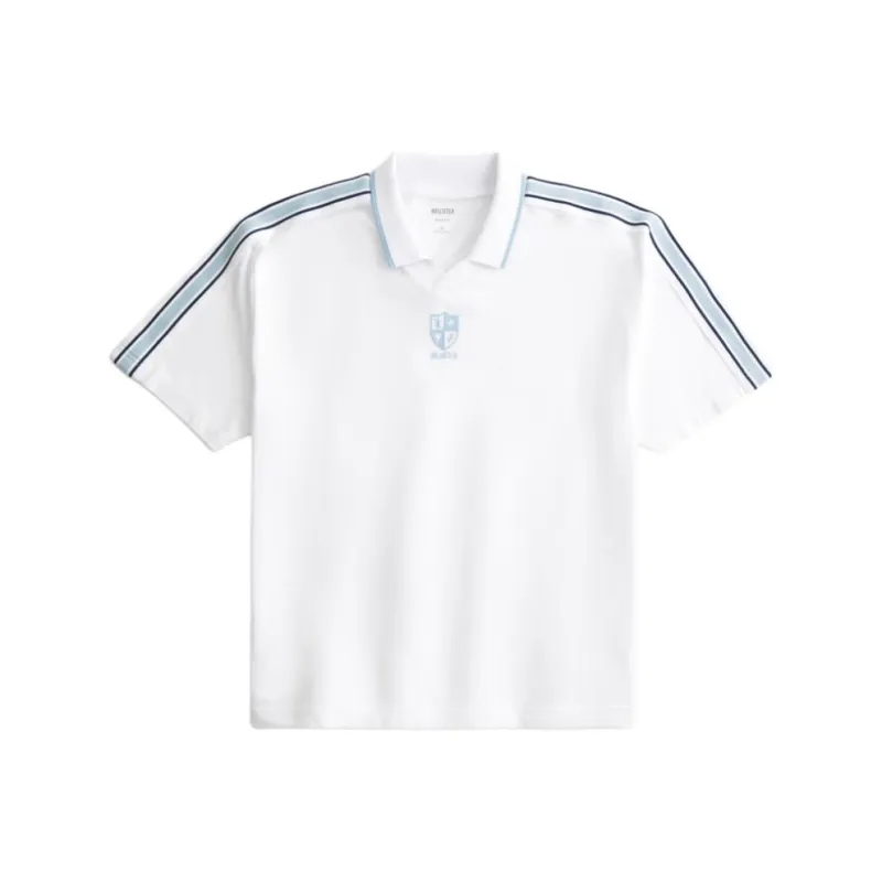 Hollister Polo Shirt Men's White-0