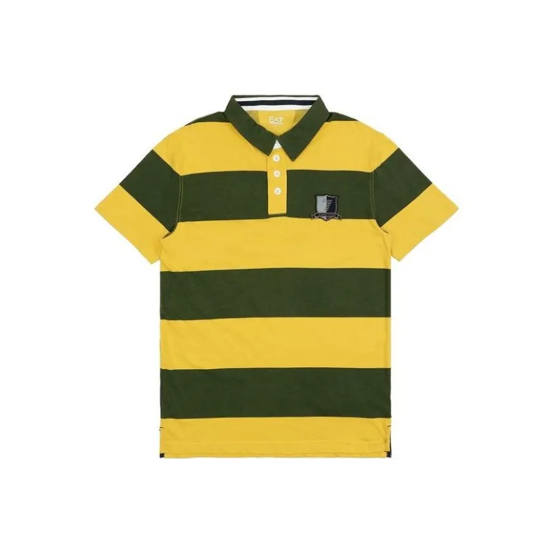 EMPORIO ARMANI Polo Shirt Men's Yellow Green-0