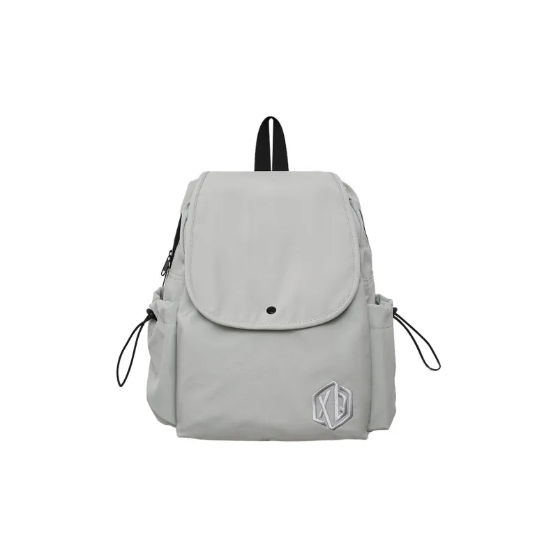 XIANGSU Nylon Backpack Unisex White/Khaki/Black/Gray/Red/Pink-15