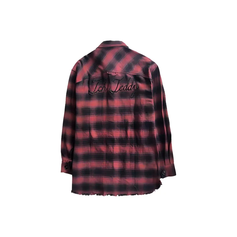 TCH Shirts Men Red Plaid-1