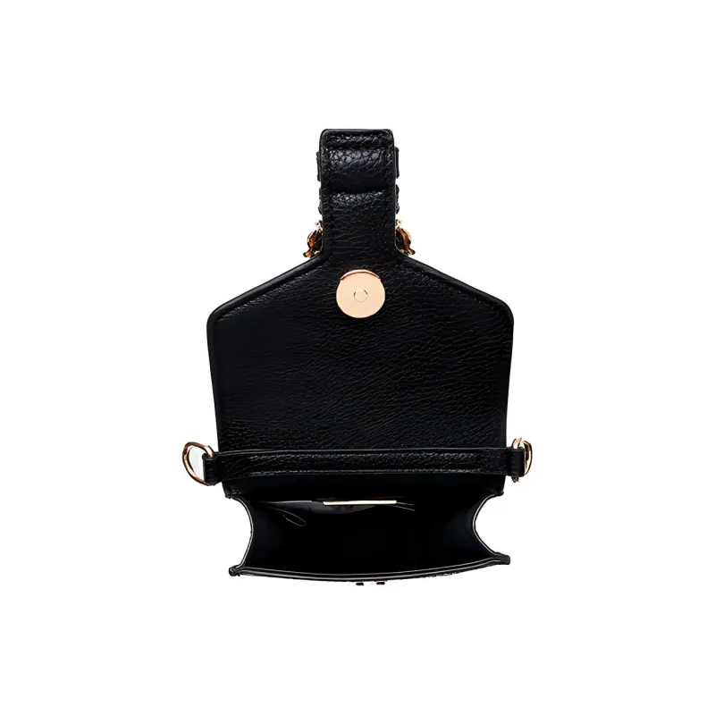 VERSACE JEANS COUTURE Crossbody Cell Phone Pouch Women's Black-4
