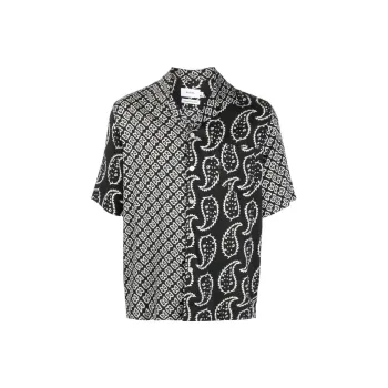 RHUDE Bandana Button Up Shirt