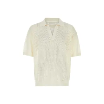 PRADA Short Sleeved Collared Cardigan