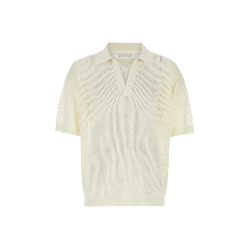 PRADA Short Sleeved Collared Cardigan-0