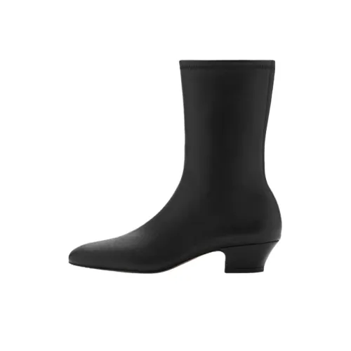 MANGO Ankle Boots 3.9cm Women's Black