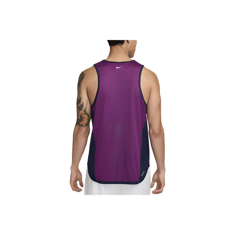 Nike Tank Tops Men Purple-2