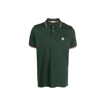 Moncler Logo Patch Short Sleeved Polo Shirt