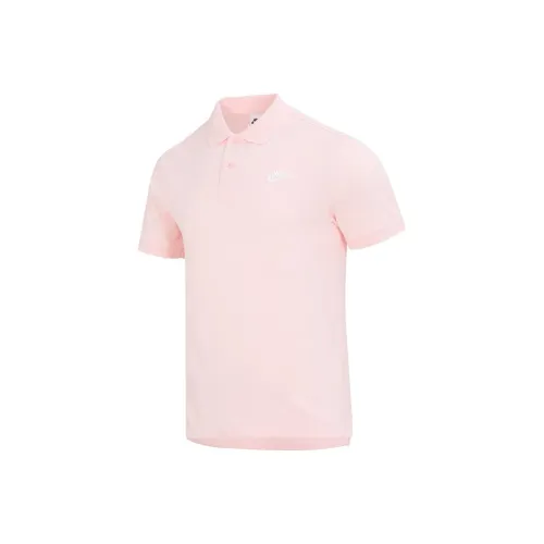 Nike Polo Shirts Men Pink