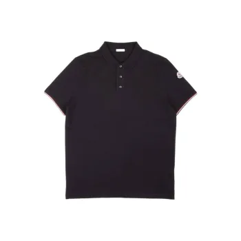 Moncler FW22 Polo Shirts Men Black