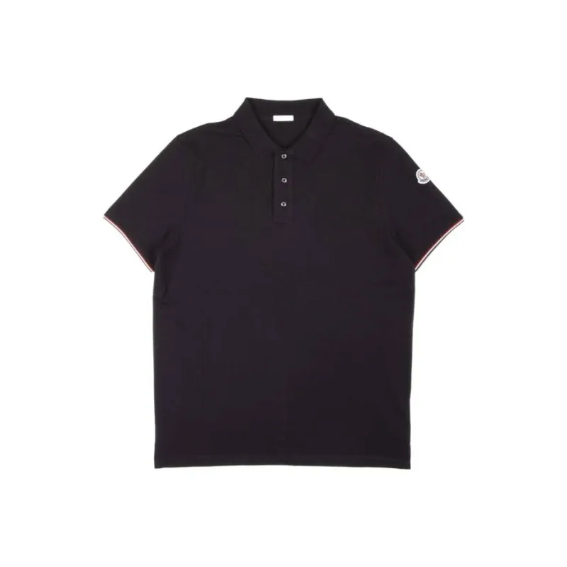 Moncler FW22 Polo Shirts Men Black-0
