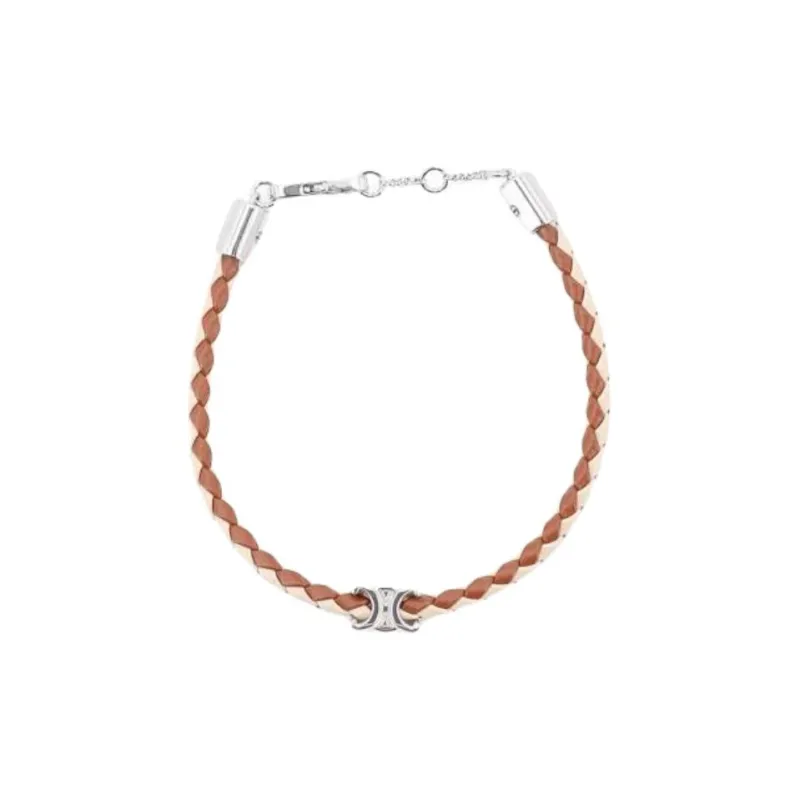 CELINE Brass Bracelets Unisex Brown-0