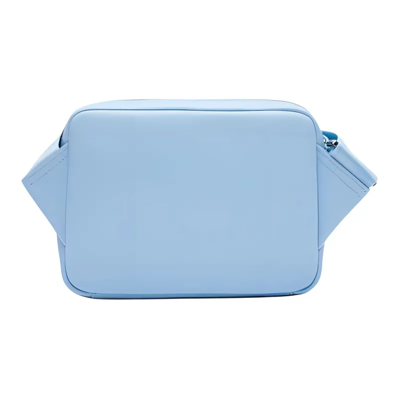 LACOSTE Polyurethane Shoulder Bag, Crossbody Bag Men's Light Blue-2