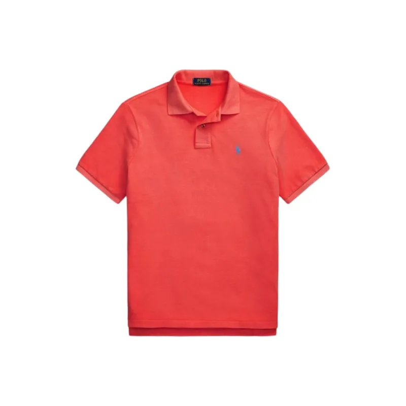 Polo Ralph Lauren Logo Embroidered Short Sleeved Polo Shirt-0