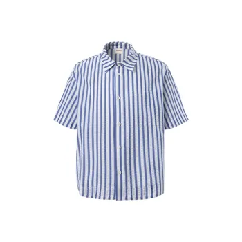 COUNTRY MOMENT Shirt Unisex Blue White Stripes