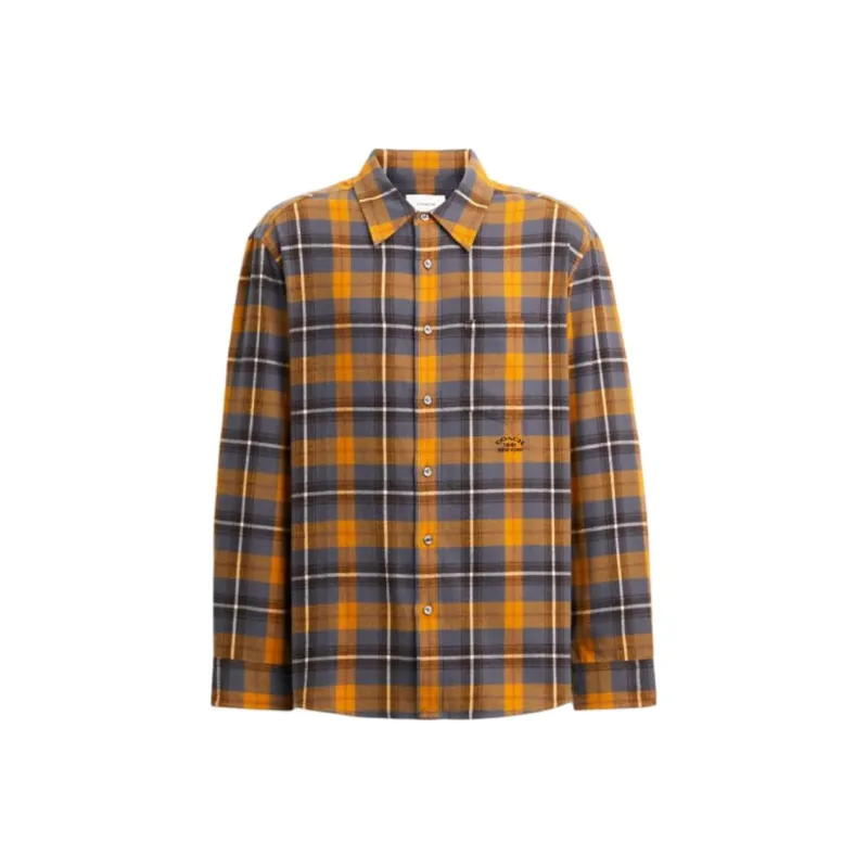 COACH Shirts Men Mustard-0