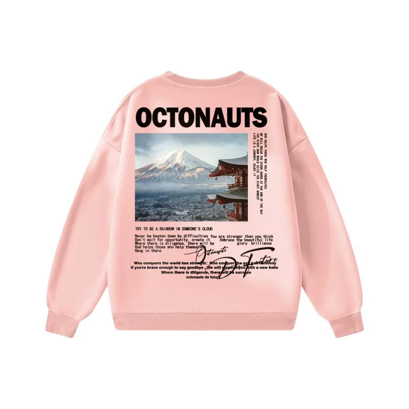 Small Columns Under The Sea Sweatshirt Unisex-4