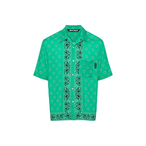 PALM ANGELS Paisley Bowling Shirt