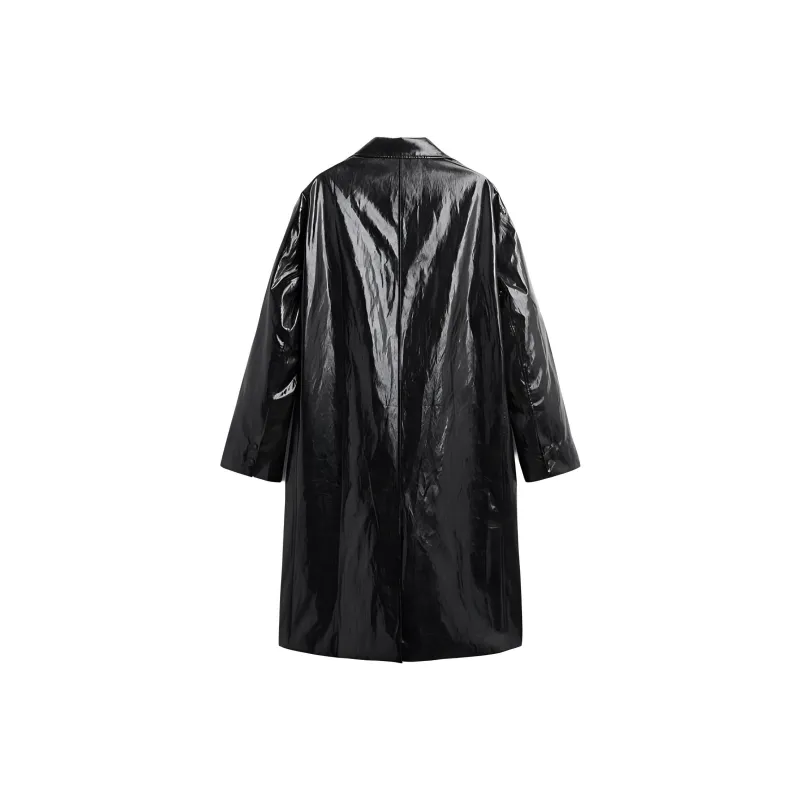 ZARA Coats Men Black-1